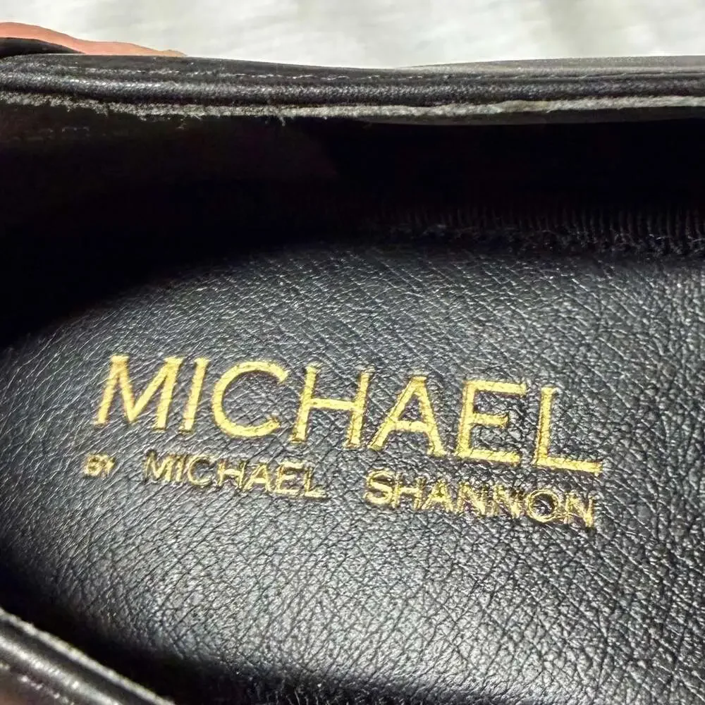 Michael by Michael Shannon Quilted Chunky Platform Penny Loafers